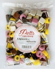 Pells Liquorice Allsorts - 1kg Bag - Traditional Liquorice Sweets