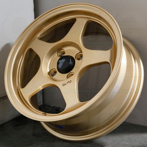 15x6 gold wheels - 15x6.5,