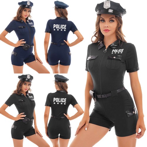 Womens policewoman cosplay - womens,