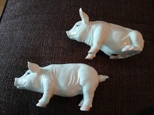 Pair Of Large Pig Ornament