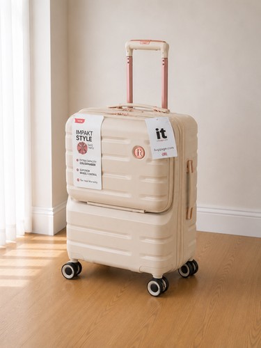 Bnwt luggage cream rose - bnwt,