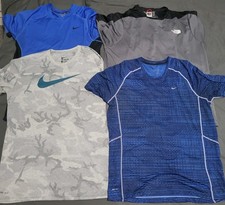 4 x T Shirts bundle job lot Nike & North Face Mens Gym Active