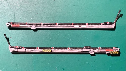 Cockpit canopy rails - , for