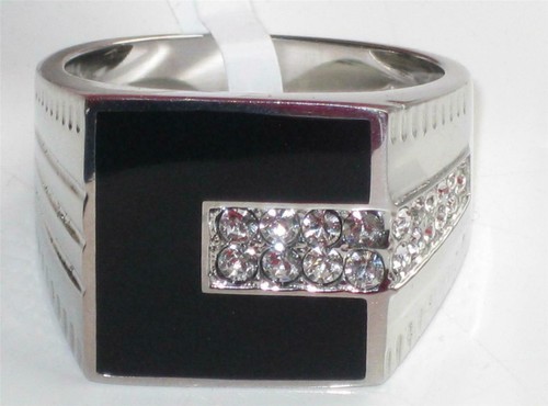 Mens onyx ring - , black