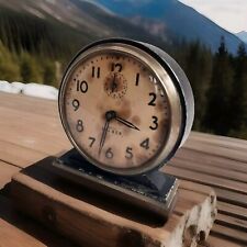 Antique 1930's Alarm Clock Westclox Big Ben Chime Wind Up LOUD Mechanical Desk