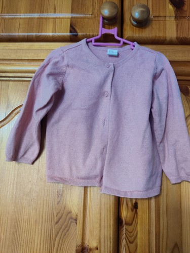 Girls pink cardigan - girls,
