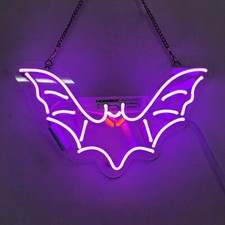New Purple Bat Neon Sign Light