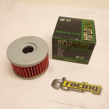 Hiflo HF137 oil filter oil