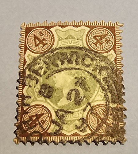1887 1892 jubilee 4d - gb,