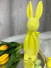 Flocked Rabbit Easter Bunny