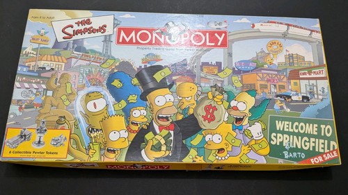 2001 the simpsons monopoly - the,