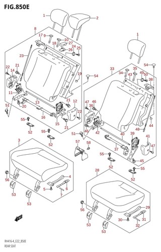 Suzuki genuine clip grand - suzuki,