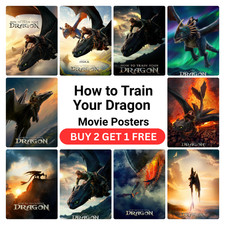 How to Train Your Dragon (2025) Movie Poster A1 A2 A3 A4