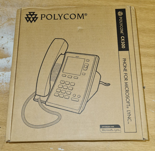 New polycom cx500 phone - ip,