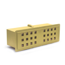 Flood Angel Anti Flood Airbrick - Buff. Flood Defence Brick. BSI Kitemarked