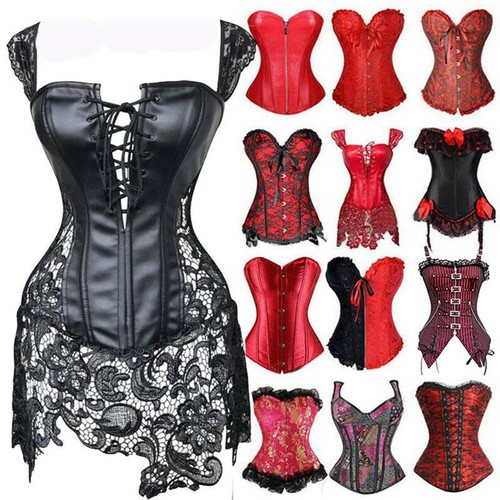 Women corset bustier - women, gothic
