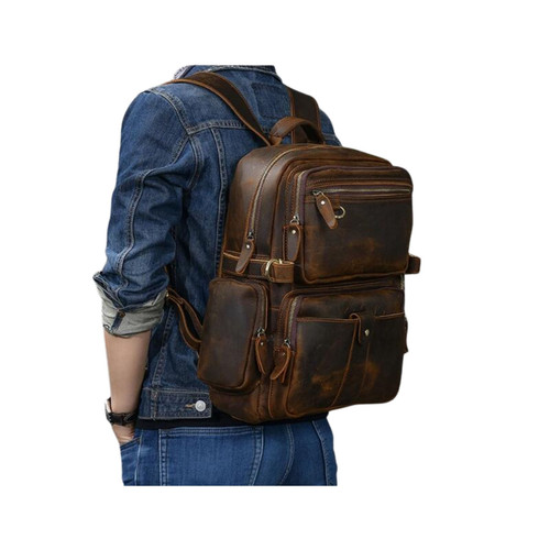 Crazy horse leather - crazy, backpack