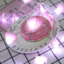 String Lights Heart Shaped LED Fairy Lights Home Girls Bedroom Romantic LED Gift