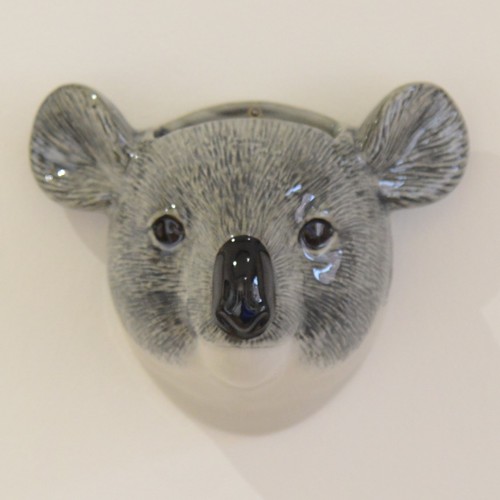 Quail ceramics koala wall vase - quail,