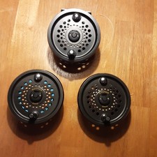 Leeda Magnum 200D Disc Drag 4"  Salmon Fly Fishing Reel with 2 spare spools
