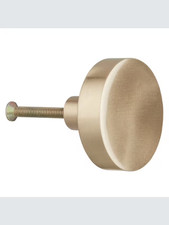 Brass Cupboard Knob 38mm
