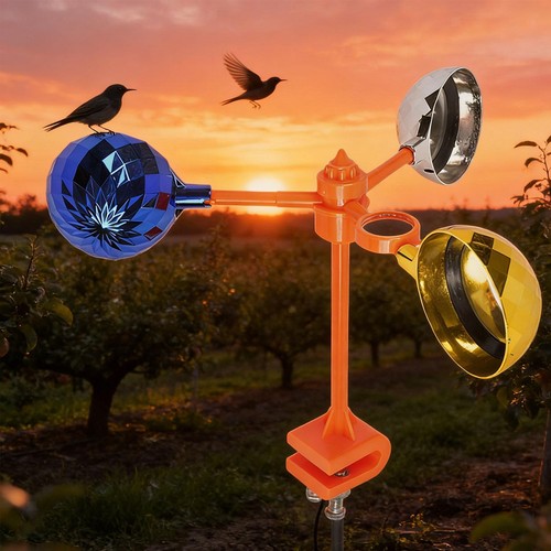 Bird reflectors scare - bird, rods