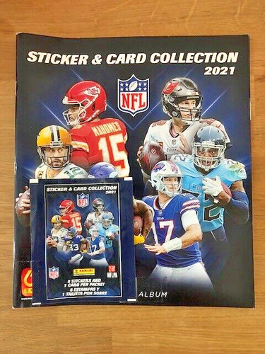 Nfl sticker card collection - card,