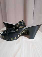 LADIES  ITALIAN BLACK  LEATHER