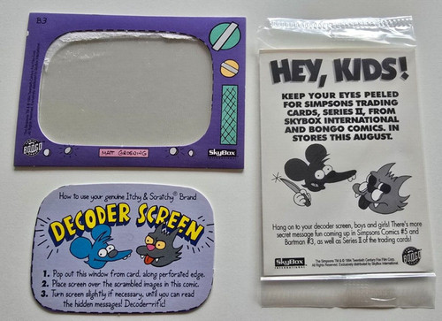 1994 skybox the - skybox, simpsons