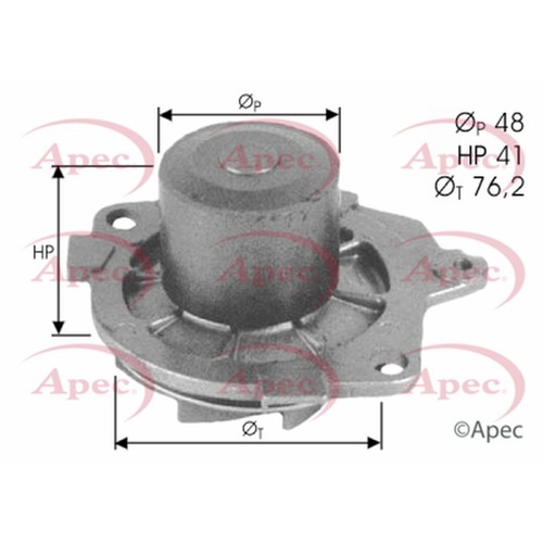 Water pump for fiat - water,
