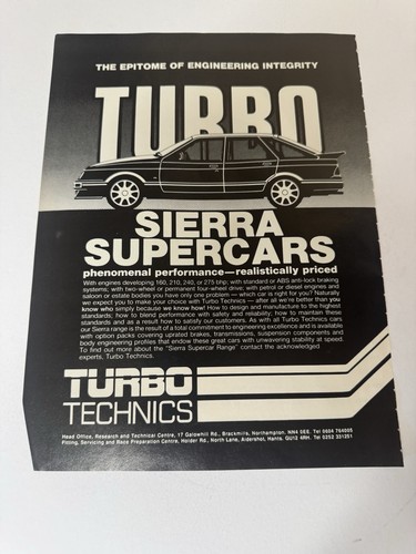 Original 1988 ford sierra - original,
