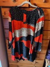 Masai Woman’s Tunic Top Size Large Lovely Bright Colours