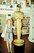 1990s Woman with Giant Oscar