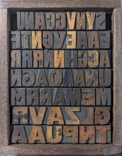 Antique Vintage Letterpress