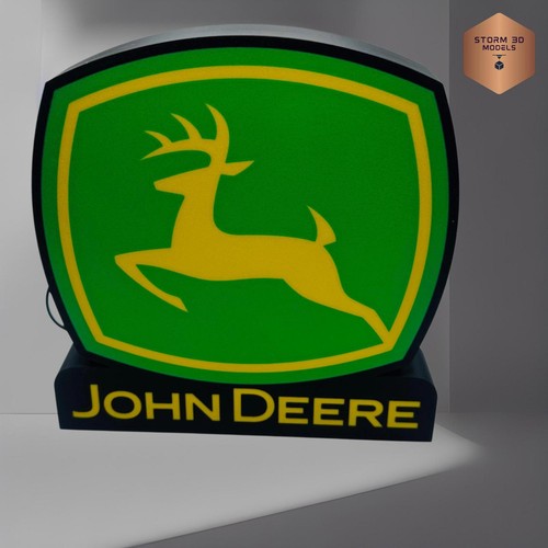 John deere led - lightbox, 3d