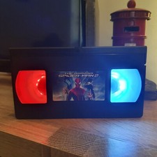 Spider-Man LED VHS Video Tape Light Lamp Birthday Christmas Gift Ideas Retro