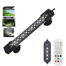 24/7 Mode LED Aquarium Light Full Spectrum Submersible Hidden Fish Tank Lighting
