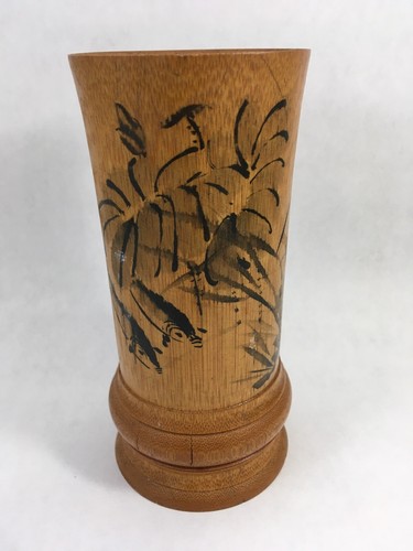 Chinese bamboo vase - chinese,