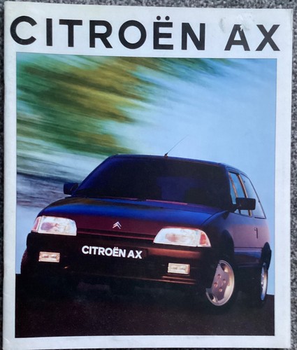 Citroen 1992 uk market - ax, 1992-93