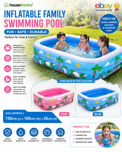 Rectangular kids swimming - rectangular,