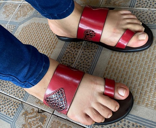 Handmade leather sandals - handmade,
