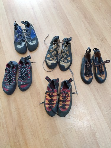 Selection climbing shoes - selection,