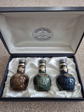Wade Royal Salute Chivas Brothers 21-Year-Old Miniature Scotch Bottles Boxed