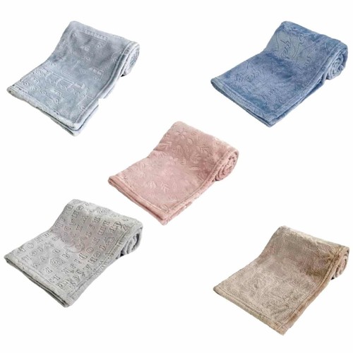 Soft embossed baby blanket - soft,
