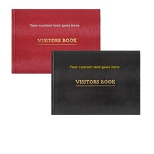 Personalised visitor book for - visitor,