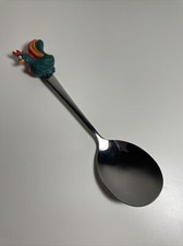 Vintage Novelty Spoon Chicken Rooster Topped