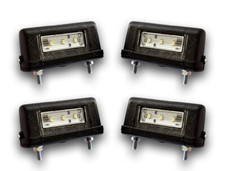 4x BLACK LED NUMBER PLATE REAR