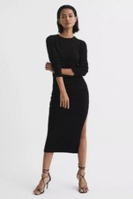 REISS Charley Ruched Midi