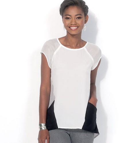 Sewing pattern top blouse - sewing, top,
