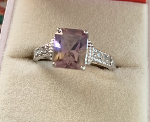 Sterling silver anahi ametrine - silver,